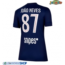 Maglie da calcio Paris Saint-Germain Joao Neves #87 Prima Maglia Femminile 2025-26 Manica Corta